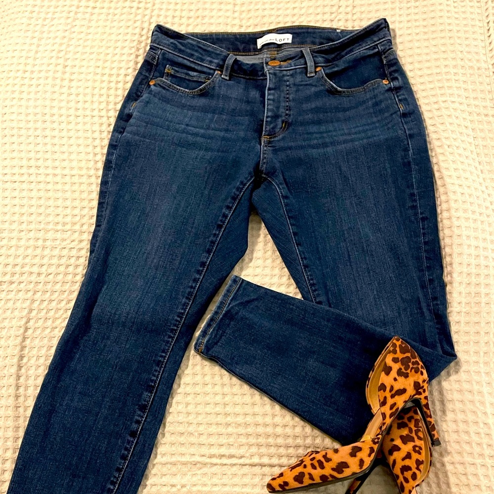 Loft jeans size 4/27 petite skinny curvy style